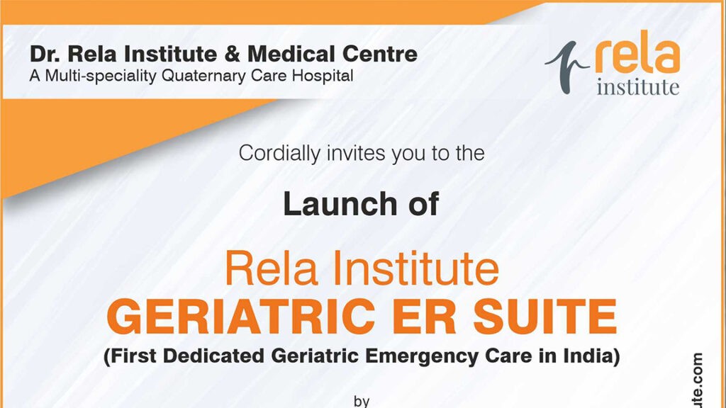 Launch Of Geriatric ER Suite