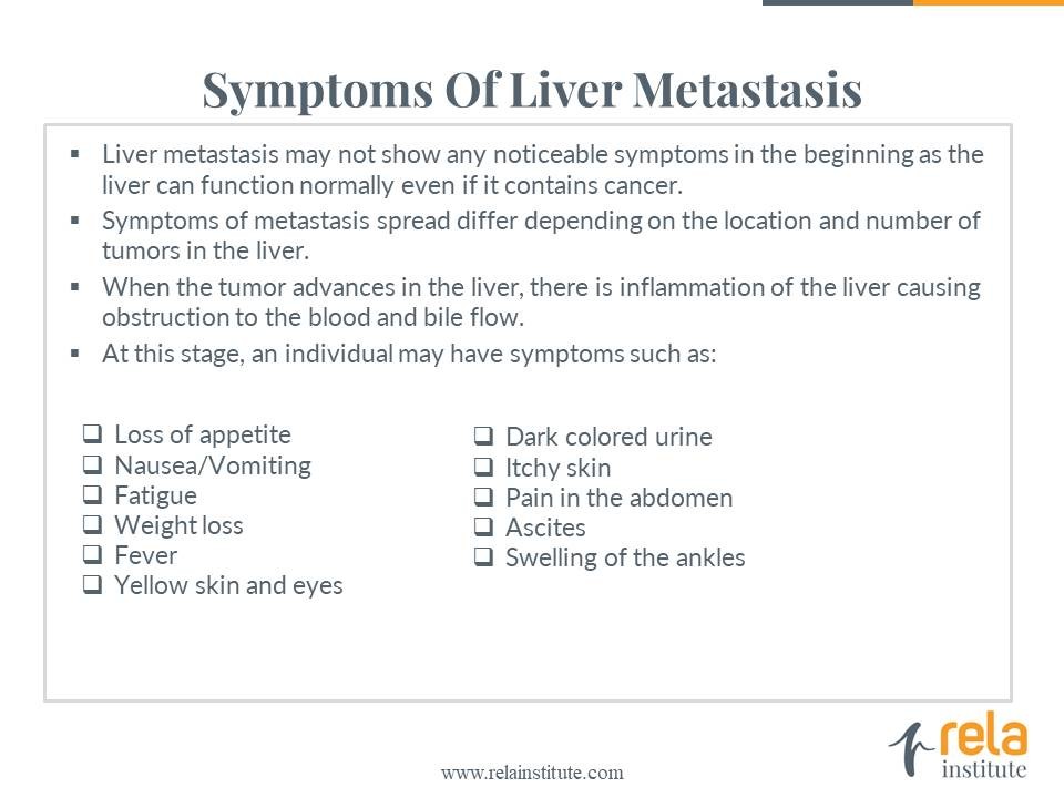 Liver Metastasis – The Secondary Liver Cancer