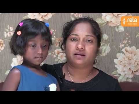 Baby Siheli Rehansa from Sri Lanka had undergone liver transplantation